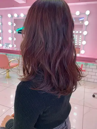 セミロング 心斎橋/ブリーチ minamiのヘアスタイル