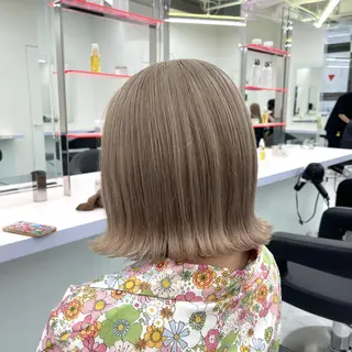 カラー 淡めベージュ🤎ショ ート🤎Kiyokaのヘアスタイル