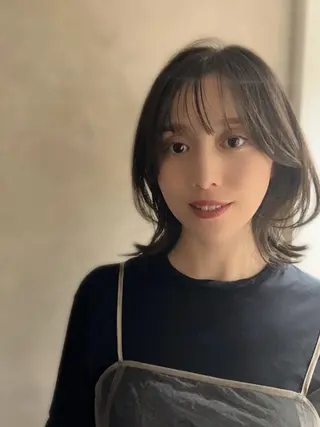 ミディアム 髪質改善✨艶髪✨ レイヤーカット 田畑のヘアスタイル