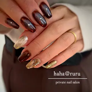 ネイル haha@ ruruのネイルデザイン