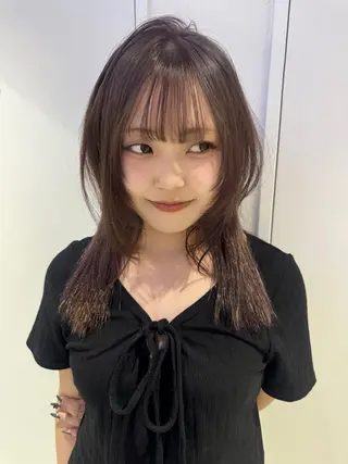 ミディアム カラー icon所属・Ami / icon博多のヘアスタイル