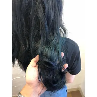 セミロング カラー パーソナルカラー診断 できます　木曽　主博のヘアスタイル