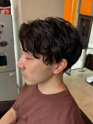 パーマ メンズ 大石 藍のヘアスタイル