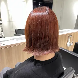ミディアム カラー GO TODAY SHARE SALON 原宿本店所属・ブリーチ/ハイトーン 艶カラー/ユリナのヘアスタイル