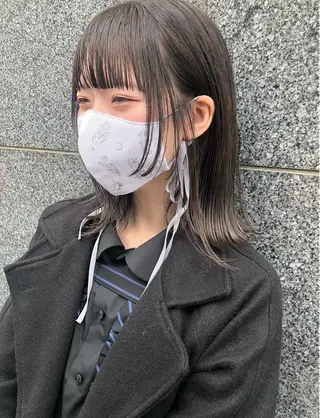 ミディアム カラー YUKINA /arte peloのヘアスタイル