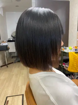 ミディアム 千上 結希奈のヘアスタイル
