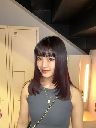 ロング レイヤー／マツエク 💋𝑨𝑵𝑵𝑨のヘアスタイル