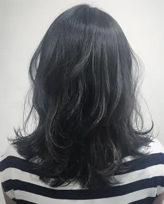 セミロング カラー パーマ NEWI 京橋 【yoko】のヘアスタイル