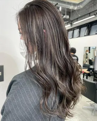 ロング カラー 🧸艶々韓国ヘア 🧁mizunaのヘアスタイル