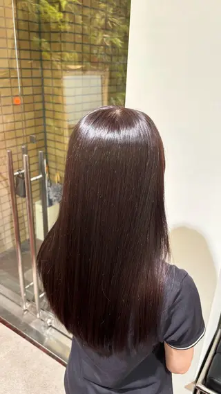 ロング 佐藤 帆桃のヘアスタイル