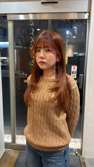 ロング 松本 羅華のヘアスタイル