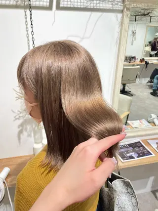 ミディアム ano @anomukuiのヘアスタイル