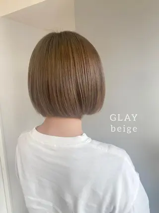 ショート カラー ヘアアレンジ ボブ /ニュアンス/ satomi🧸💖のヘアスタイル