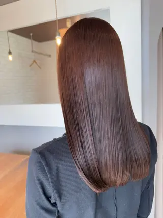 セミロング カラー ALBELY  hair&spa 浜松上島店所属・髪質改善 菊池紳吾のヘアスタイル