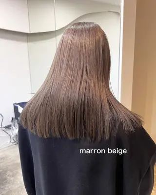 セミロング カラー kohana 🎀韓国ヘア🎀🤍のヘアスタイル