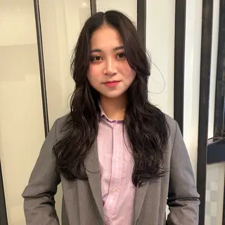 ロング 大谷美佳/レイヤー カット/ツヤ髪のヘアスタイル