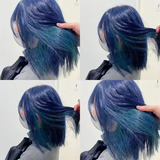 ロング カラー ヘアアレンジ メンズ 🦋重くない暗髪🦋 Hana🦋のヘアスタイル