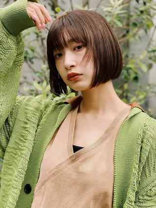 ショート カラー ANDREY 表参道 ショート×髪質改善のヘアスタイル