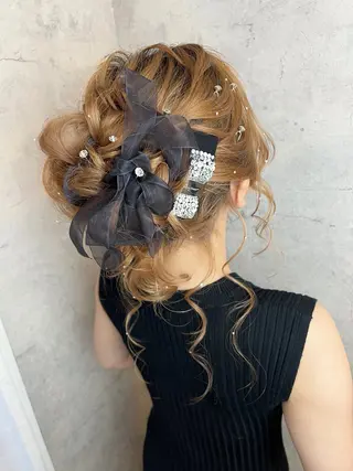 ミディアム 【カメレオン】 しょうた  みくꨄのヘアスタイル