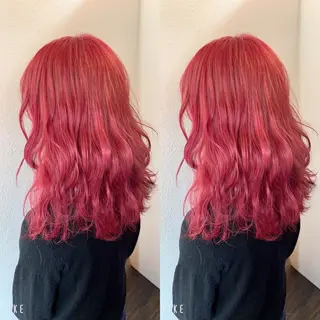 ロング カラー 似合わせ/ブリーチ カラー.岡田友仁のヘアスタイル