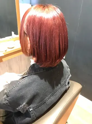 ミディアム カラー 【髪質改善】【美髪】 【ツヤ髪】ほしのちりのヘアスタイル