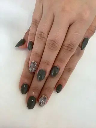 ネイル 💎🐰 saki. m 🐰💎のネイルデザイン