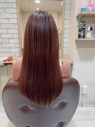 ロング カラー 清水 有実子のヘアスタイル
