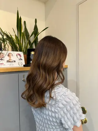 ロング en-te：am所属・加藤 利奈のヘアスタイル