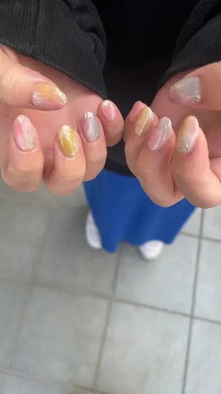 ネイル 八潮市ショートネイル 🌼AKANEのネイルデザイン