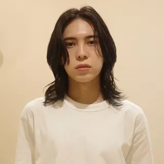 メンズ 韓国ヘア/髪質改善/ レイヤー/ブラウンのヘアスタイル