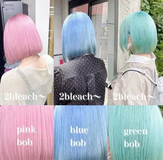 ショート るか/ハイトーン🩵 /ダブルカラー🌟のヘアスタイル