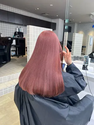 ロング カラー ヘアアレンジ 💎韓国/ レイヤー カット/ 暖色🫧のヘアスタイル