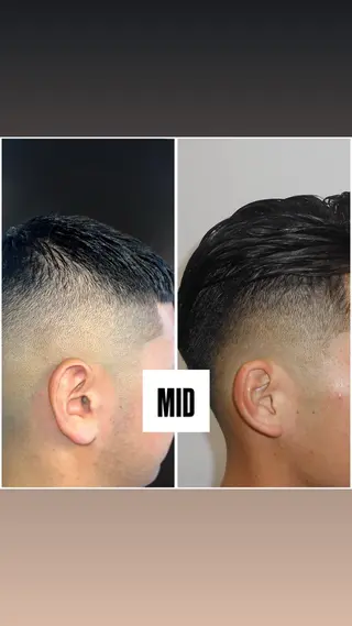 ショート メンズ Dorcus所属・日本橋フェードパーマ 田村　怜央那のヘアスタイル