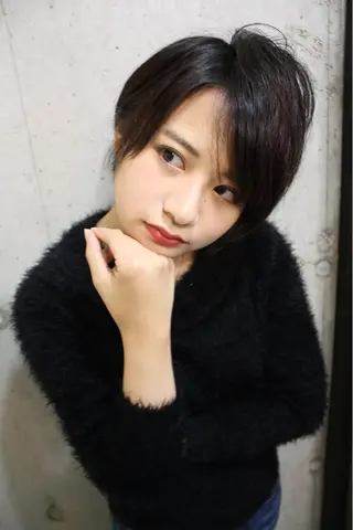 ショート カラー パーマ 美容室tuuli 大名店所属・tuuli トゥーリのヘアスタイル