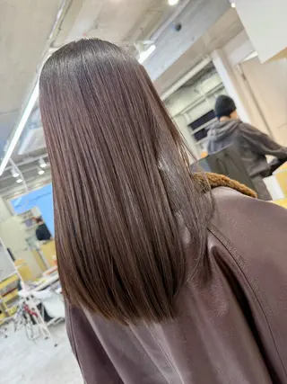 ロング カラー 國井 廉のヘアスタイル