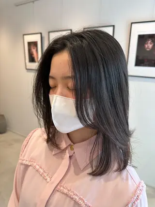 ミディアム 井村 晃琉のヘアスタイル
