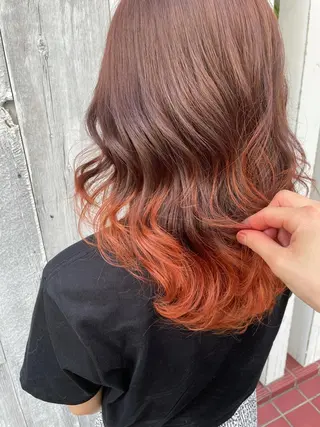 カラー 【店長】インナー指名 No.1戸塚優思のヘアスタイル