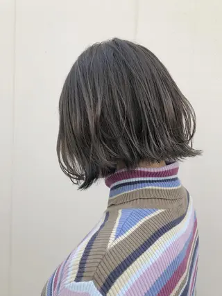 ショート カラー ノグチ ユウキ/ボブのヘアスタイル
