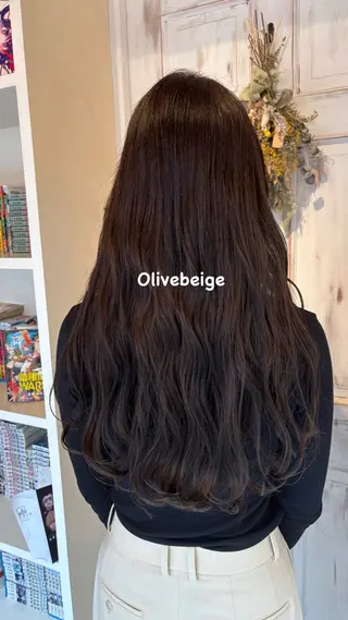 ロング カラー 暖色カラ-ෆ˚顔周り 🎀ོ白岩亜実🎀ོのヘアスタイル