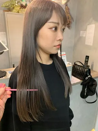 ロング カラー Haru/THREE …by velvetのヘアスタイル
