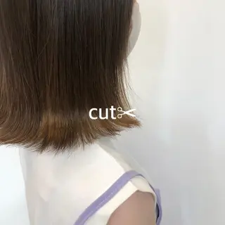 ミディアム 暖色カラー推し/ トヤエリコのヘアスタイル