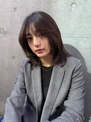 ミディアム ボブ/ミディアム 親しみやすさ/さくらのヘアスタイル