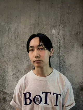 ミディアム メンズ the path ユウヤのヘアスタイル