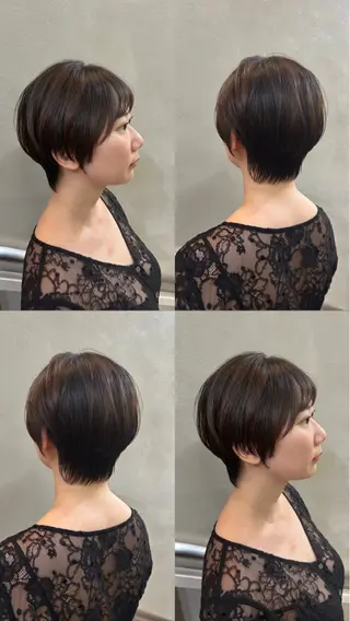 ショート 艶髪に✧ / 透明感 カラー / 冨成のヘアスタイル