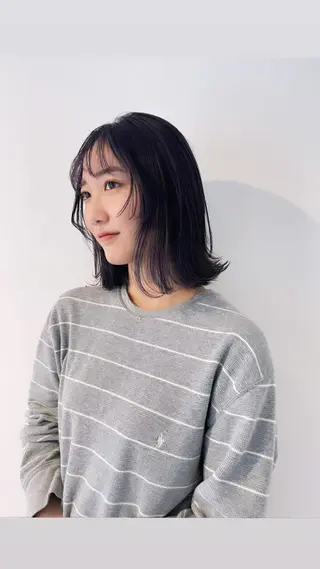 ミディアム カラー BoomBOX所属・HIBIKI/原宿 ハッシュカット🪄のヘアスタイル