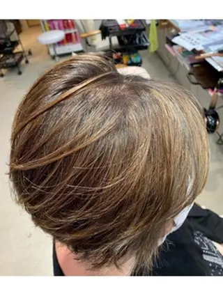 ショート カラー Culumi所属・Culumi クルミ 松井照雄/梅田茶屋町のヘアスタイル