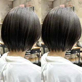 ショート カラー 💍新宿ショート 💍岩田莉奈のヘアスタイル