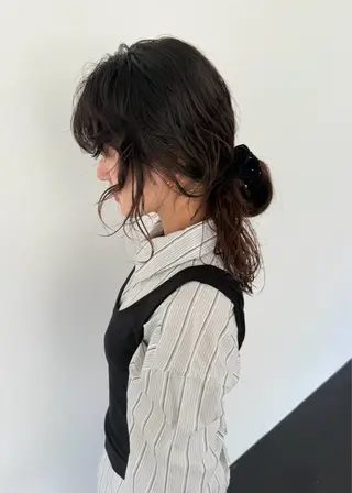 ロング カラー パーマ fubuki🪷 似合わせカットカラーのヘアスタイル