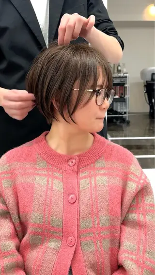 ショート 可愛いショートカット 後藤健一のヘアスタイル