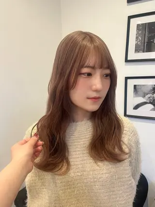 ロング フルールドソレイユ所属・♡ナナコ♡ レイヤー/艶髪のヘアスタイル